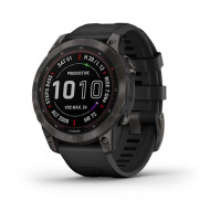 fēnix 7 Sapphire Solar - Black DLC Titanium with Black Band - 47mm - Sapphire Solar - 010-02540-35 - Garmin